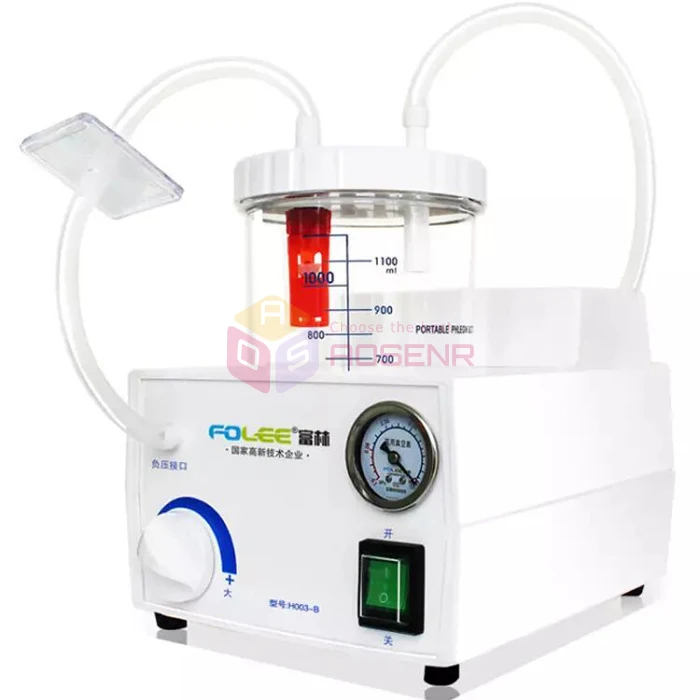 220V стоматологический Вакуумный Блок Всасывания мокроты поршневой насос