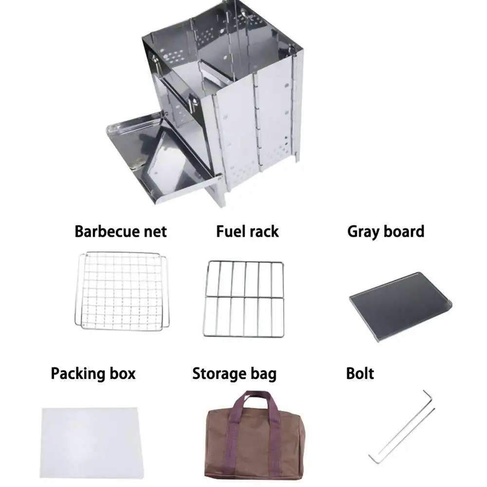 Практичная мини плита для приготовления пищи пикника уличная барбекю переносной