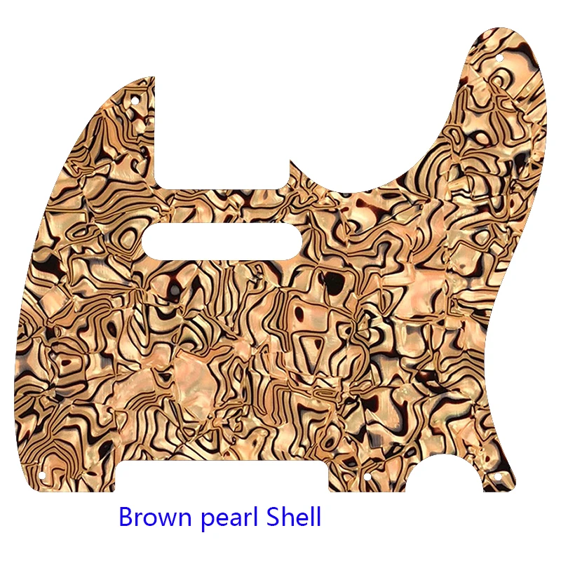 Pleroo Guitar Parts - For US Standard 5 Screw Holes 52 Year Tele Telecaster Guitar Pickguard Scratch Plate, Multicolor Choice