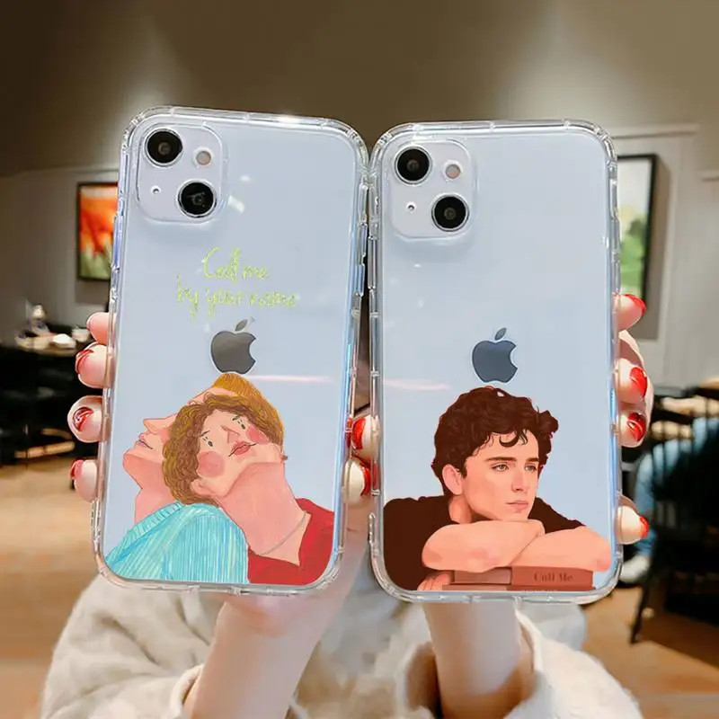 

Call Me by Your Name Phone Case Clear Transparent for iPhone 11 12 13 mini pro XS MAX 8 7 6 6S Plus X 5S SE XR 2020