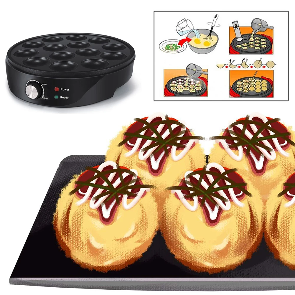 Устройство для приготовления такояки простой и в эксплуатации электрический