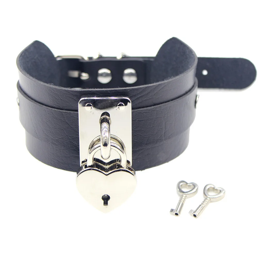 

Harajuku Punk Gothic Belt Choker Necklace PU Leather on Neck Buckle Sexy Necklaces For Women Spike Rivet Collar Choker Jewelry