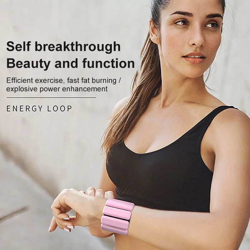 

Sandbag Leggings Weight-bearing Silicone Wrist Straps Running Weight-bearing Wristbands Adjustable Sports Fitness Equipment