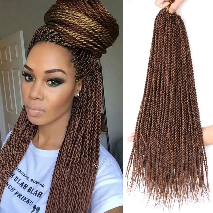 Ромашки Сенегальские крученые волосы вязанные крючком косички Мамбо огромные