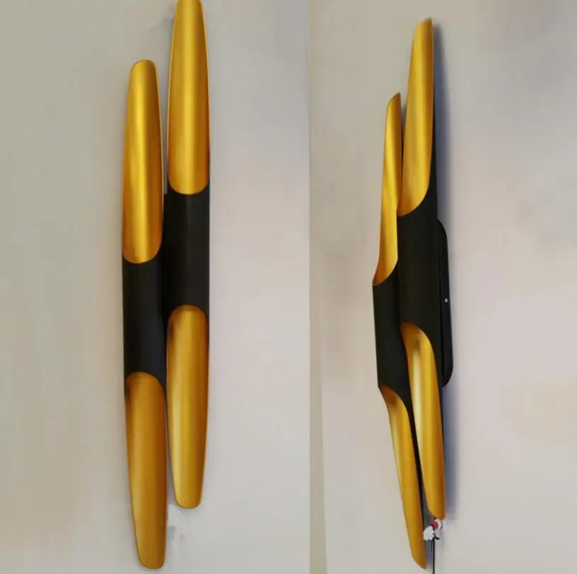 Креативный современный настенный светильник в форме бамбука бра светодиодное