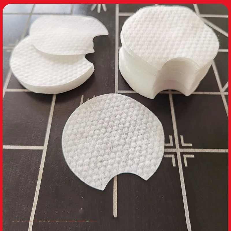 100 листов хлопковых тампонов с салициловой кислотой жемчужной текстурой простая