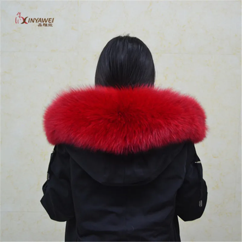 

Natural Fox Fur Collar Scarf For Women Winter Genuine Fox Fur Scarves For Hood With Fur Collar Handmade Shawl Fur Scarf.