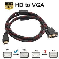 hdmi compatible adapter full hd 1080p hdmi compatible male to 15 pin vga connector adapter converter cable for hdtv