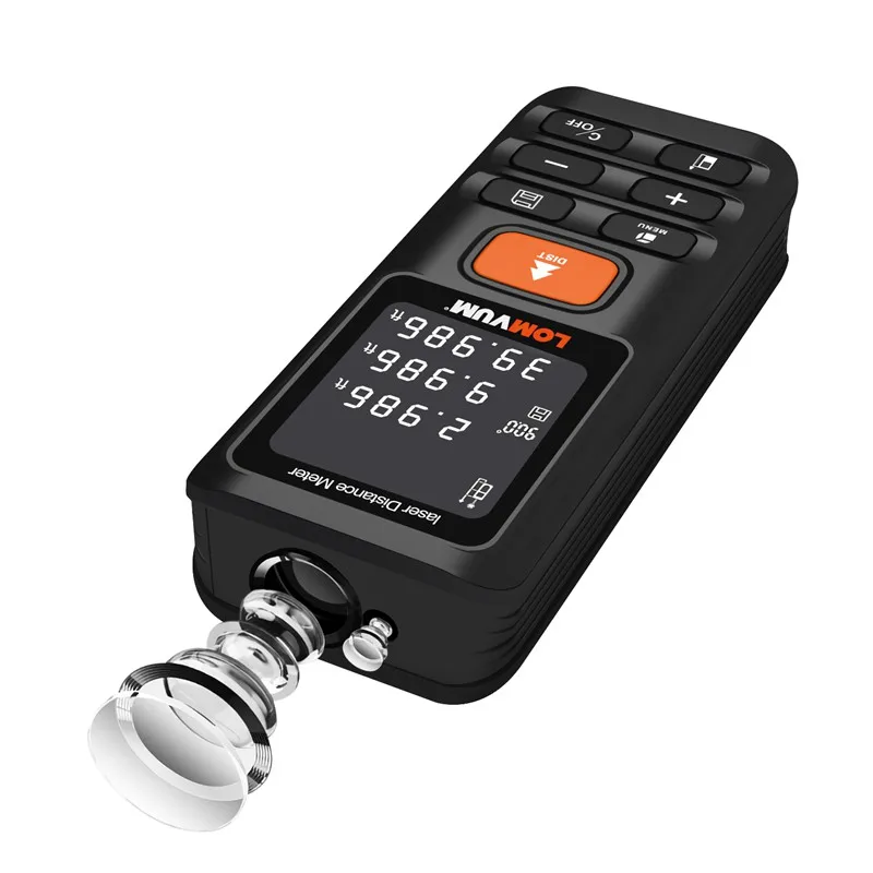 

LOMVUM 50M Laser Distance Meter Electronic Roulette Laser Digital Tape Rangefinder Trena Metro Laser Range finder Measuring Tape