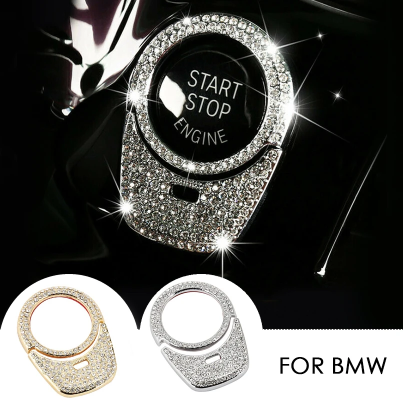 

Dashboard Engine Start Push Button Cover Trim For BMW 5 Series F10 F18 11-17