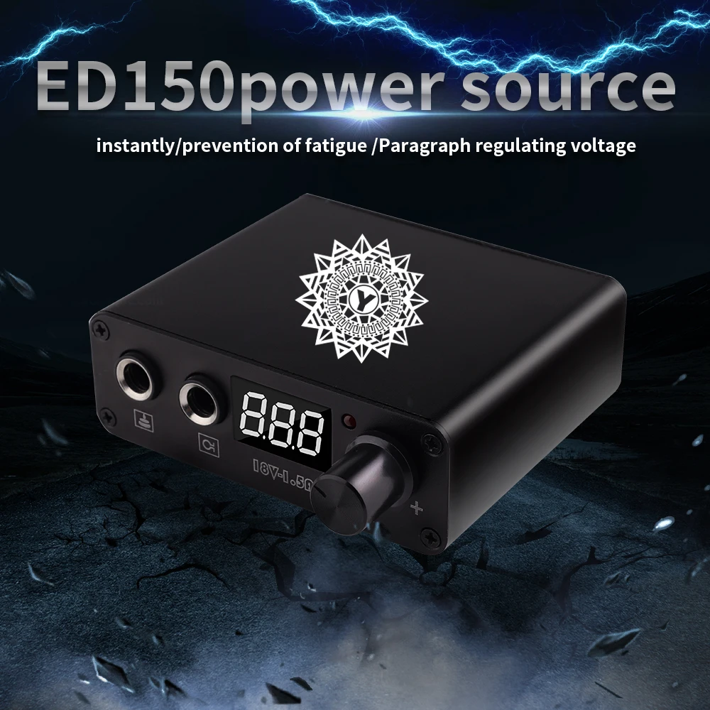 

1PC Mini Portable Tattoo Power Supply Professional LCD Dual Power Supply For Tattoo Machine Gun Tool