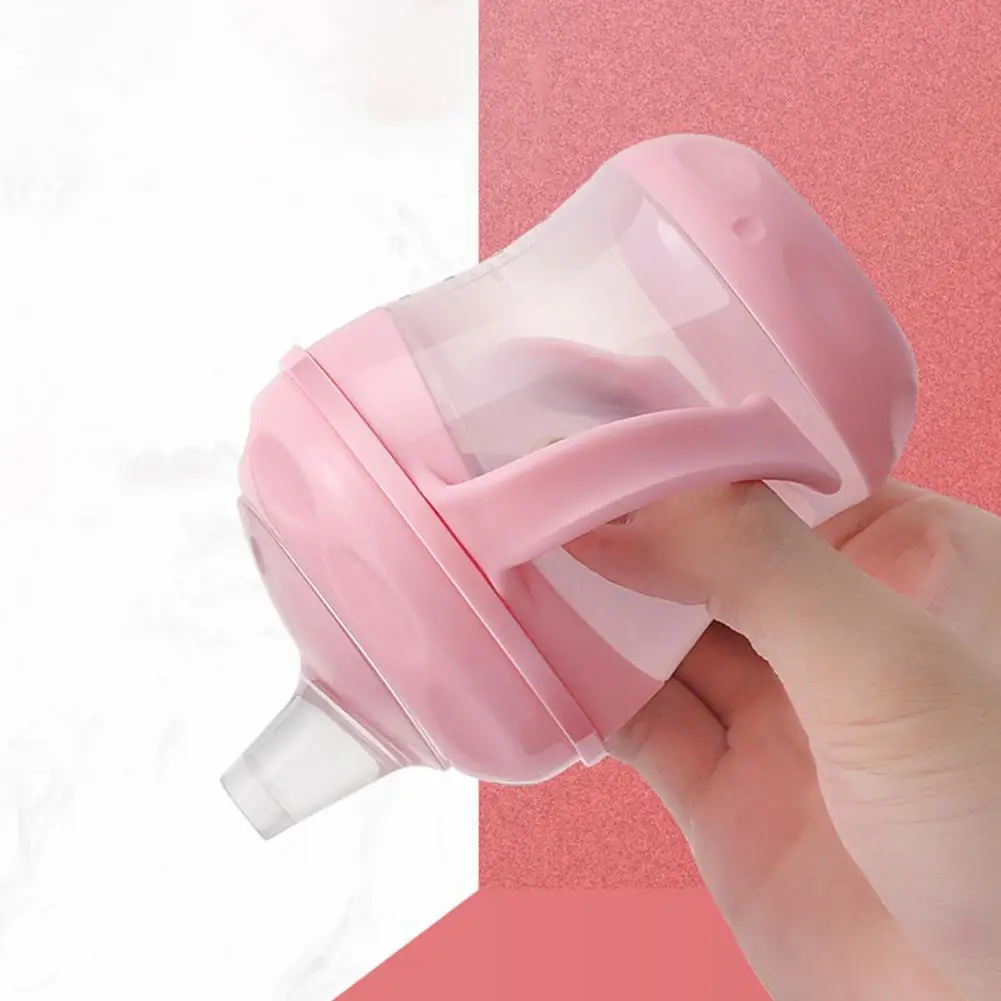 

Кружка для напитков с крышкой, многоразовая детская тренировочная бутылка для воды с защитой от ожогов, кружка для молока для путешествий