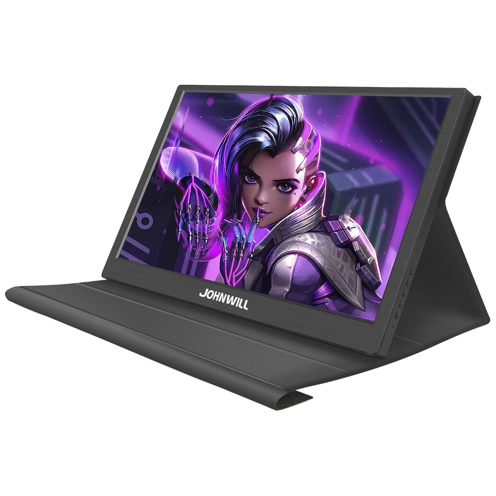 

15.6 inch Portable Monitor HD 1920x1080 Gaming Display with Type-C USB-C HDMI Port for Window PS3/PS4/Xbox 360 PC