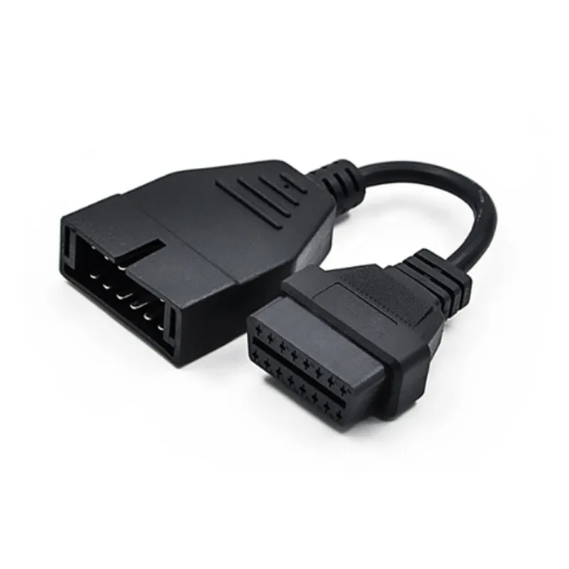 60 см OBD2 удлинитель для Daewoo 12 штепселный OBDII Мужской до 16 контактный разъем адаптер