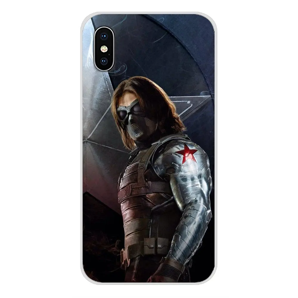 Модный чехол для Oneplus 3T 5T 6T Nokia 2 3 5 6 8 9 230 3310 1 7 Plus 2017 2018 America Civil War Winter Soldier Bucky |