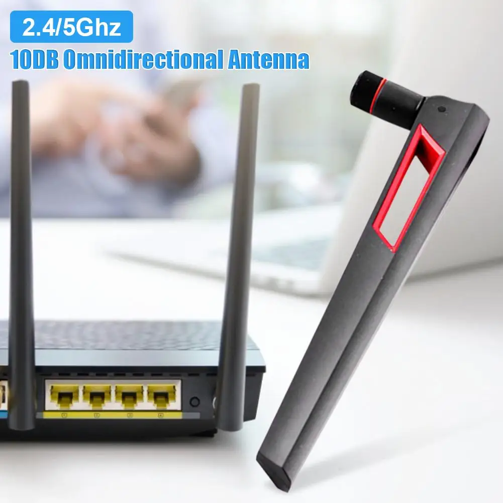 Wi Fi роутер антенна двухдиапазонная всенаправленная 10DBi 7.68in Антенна 2 4G 5G 5