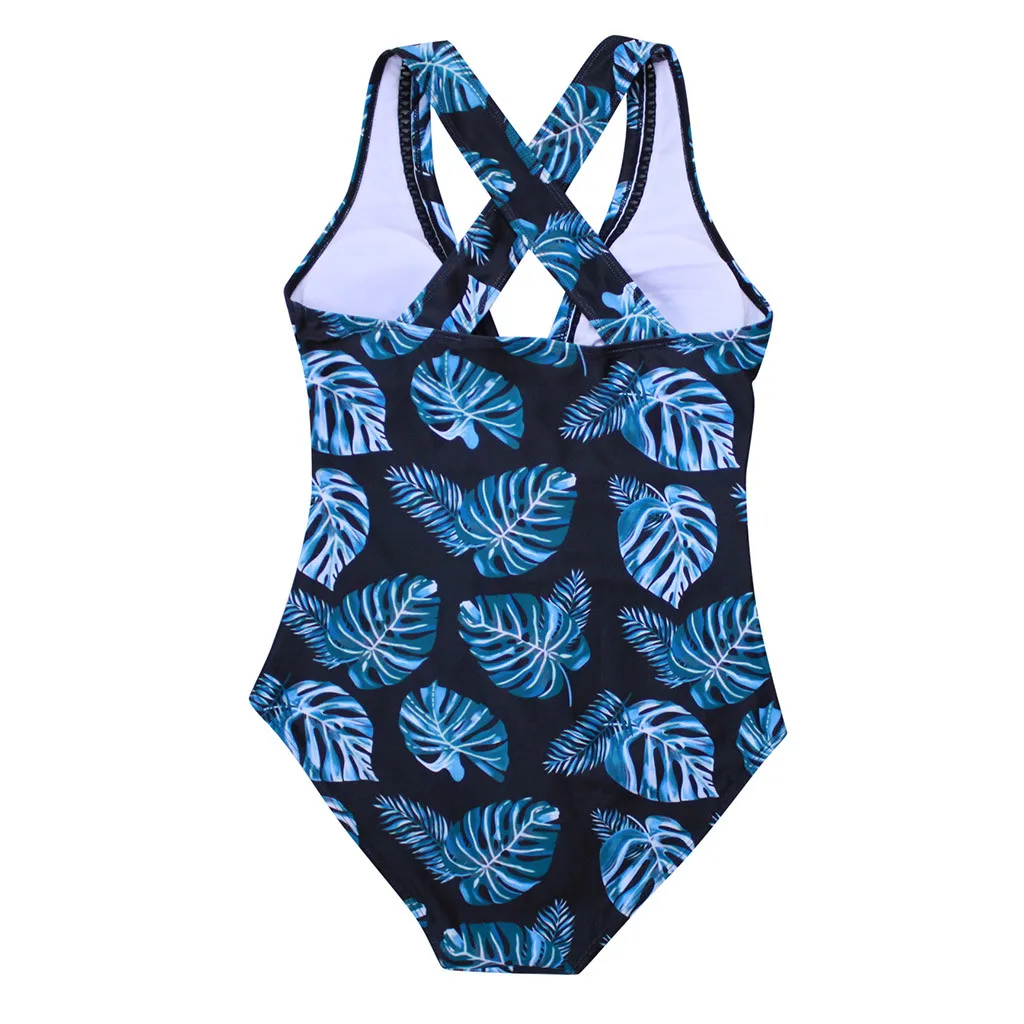 Женская пляжная одежда женское Бандажное бикини с чашками пуш-ап Цельный