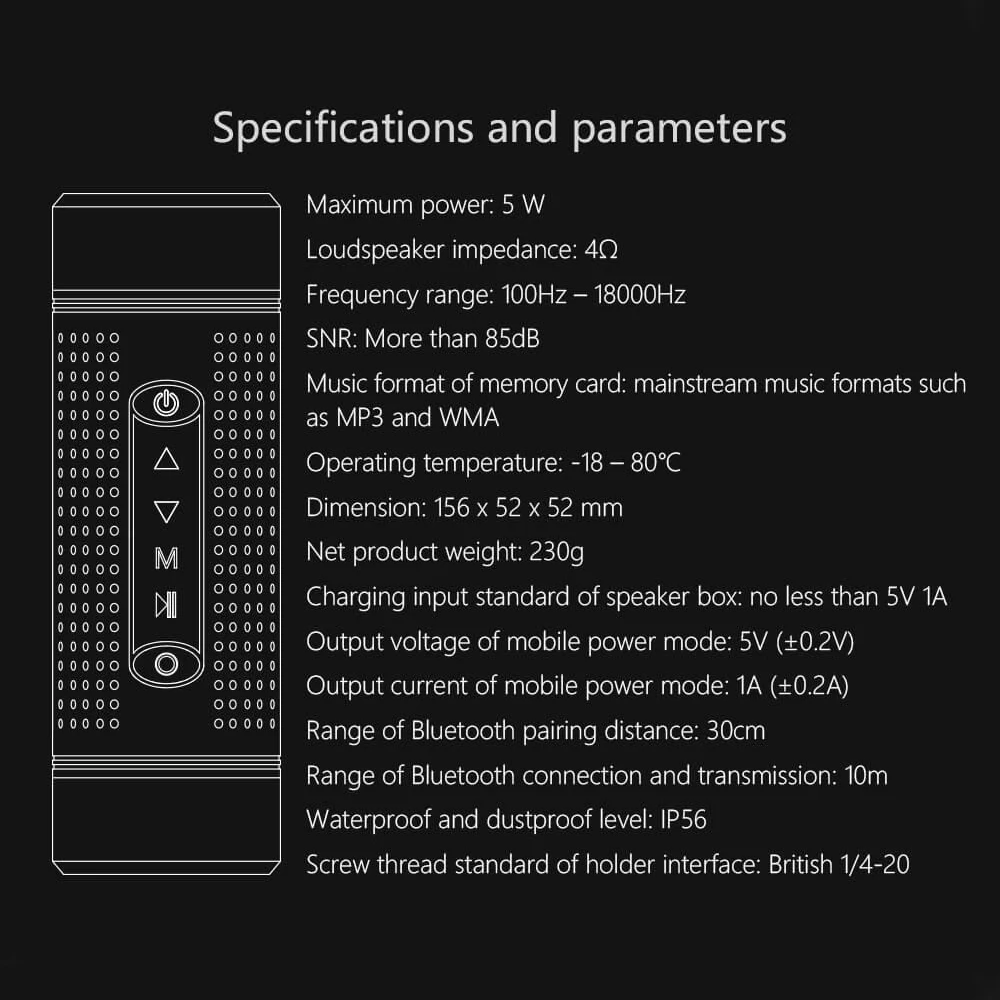 Водонепроницаемый динамик Jakcom OS2 Bluetooth 4 1 внешний аккумулятор на 5200 мАч