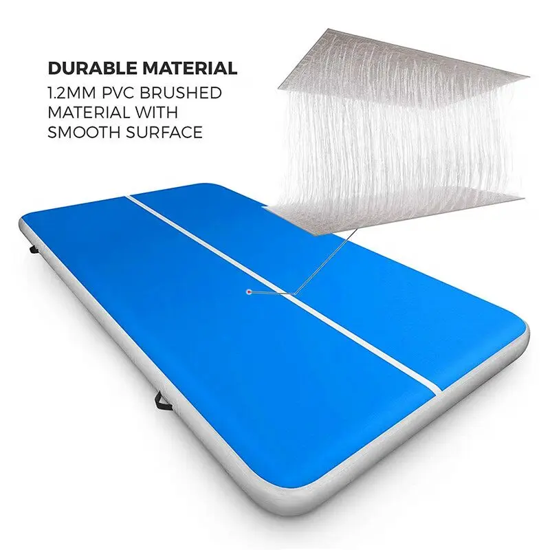 Цена Коврик гимнастический надувной, 13/16/20 футов, толщина 8 дюймов