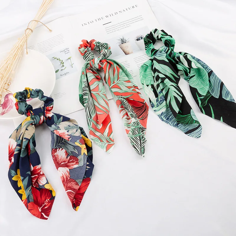 Новые женские резинки для волос желтые эластичные аксессуары девочек держатель