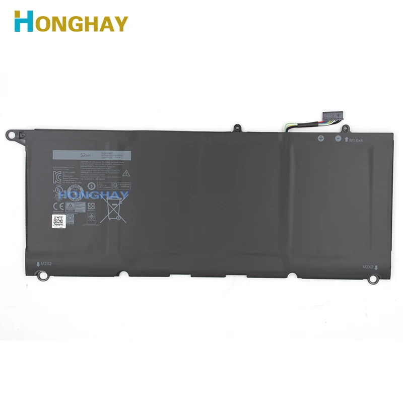 HONGHAY JD25G 90V7W JHXPY 090V7W Аккумулятор для ноутбука Dell XPS 13 9343 XPS13 9350 13D-9343 P54G 0N7T6 5K9CP RWT1R 0DRRP