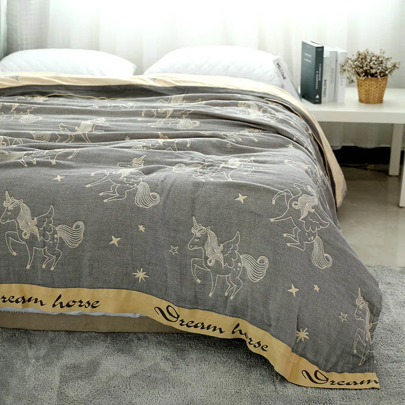 Весна лето тонкое одеяло кондиционер для офиса мягкое дышащее взрослых