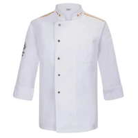 chef jacket wholesale head chef uniform restaurant hotel kitchen cooking clothes catering foodservice chef shirt apron hatbakery