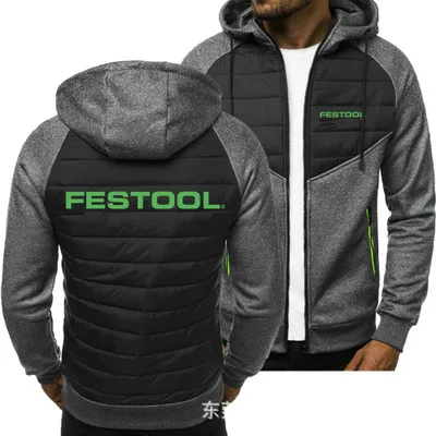 

New Men Hoodies for Festool Tools Spring Autumn Jacket Casual Sweatshirt Long Sleeve Zipper Hoody skull sweater sweatshirt