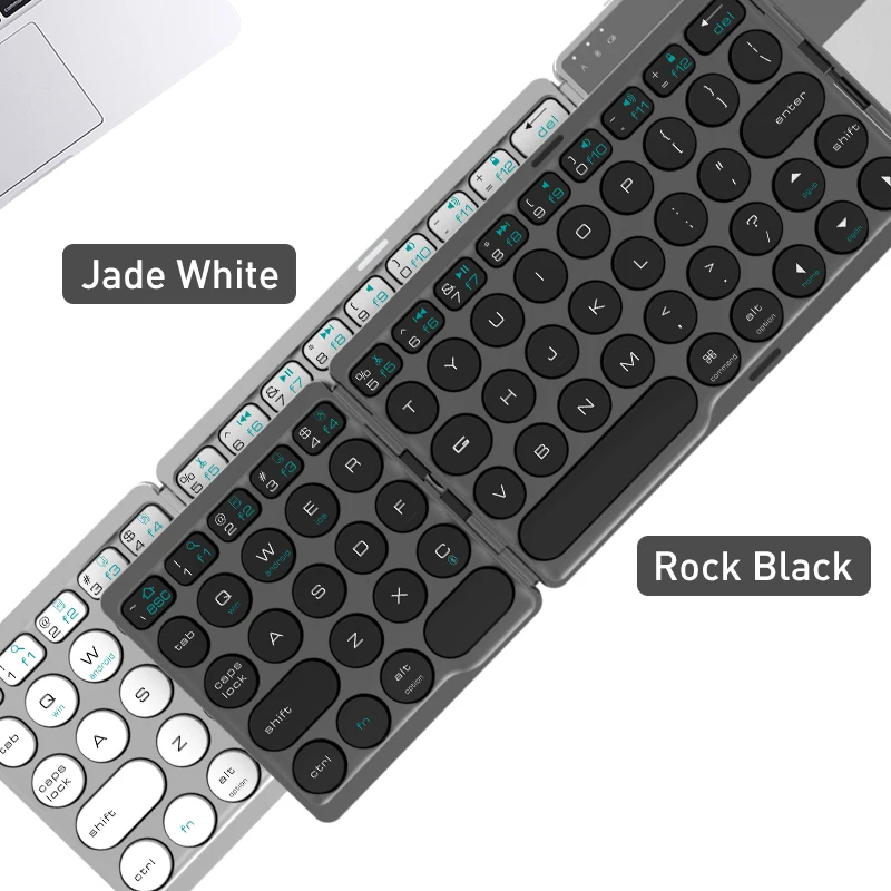 foldable bluetooth keyboard wireless keypad with touchpad rechargeable for tablet notebook ios android windows phone free global shipping