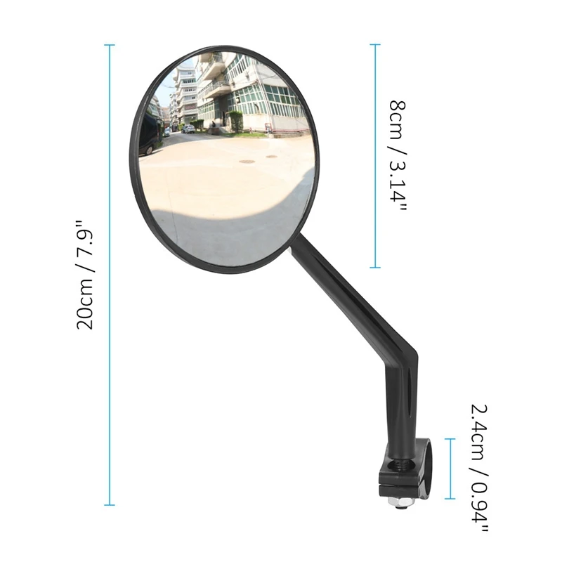 

Universal Bicycle Scooter Mirror Rearview Mirror Wide-Angle for Xiaomi Mijia M365 Scooter