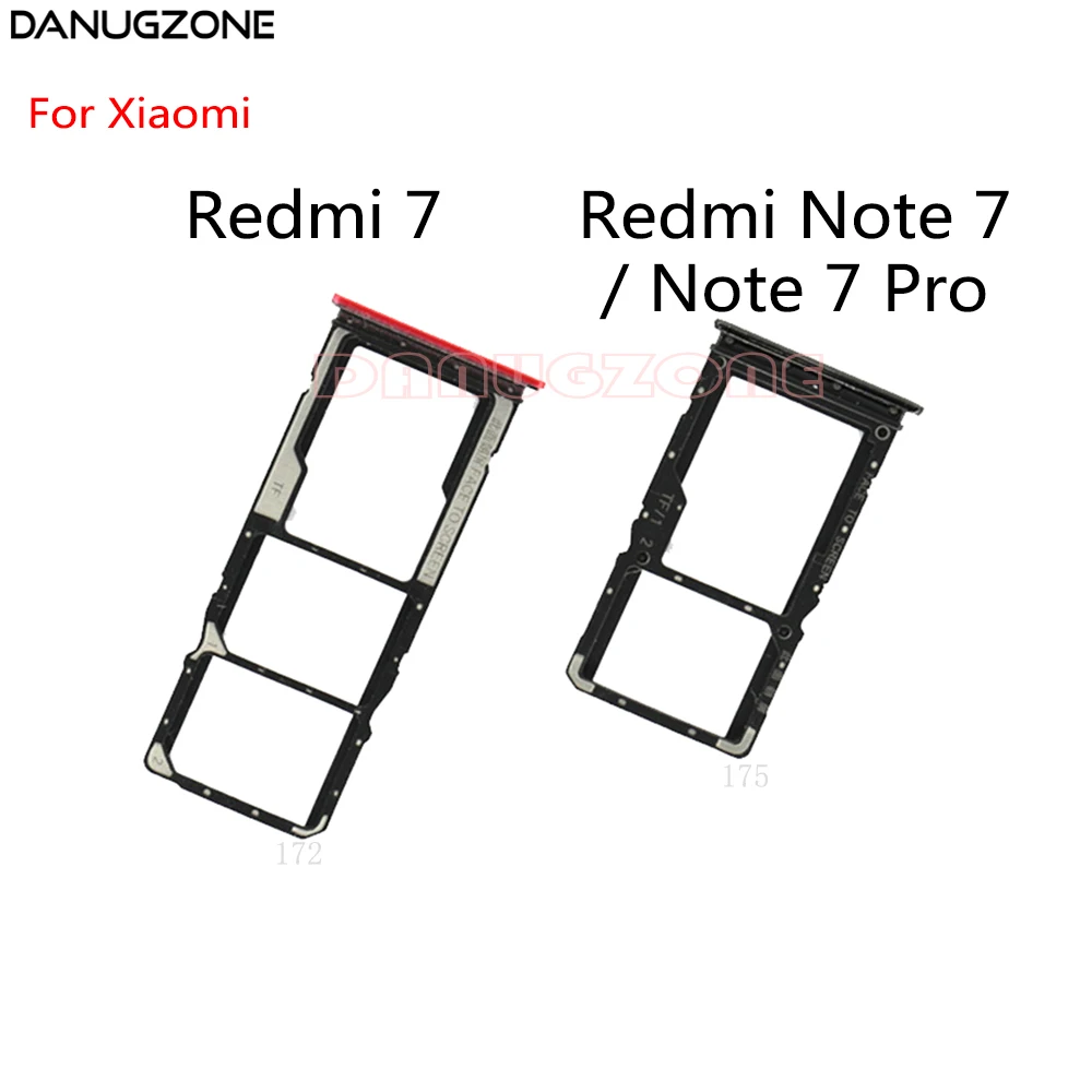 Лоток для sim карт Xiaomi Redmi 7 7A / Note Pro лоток считывания SIM карт|Шлейфы мобильных