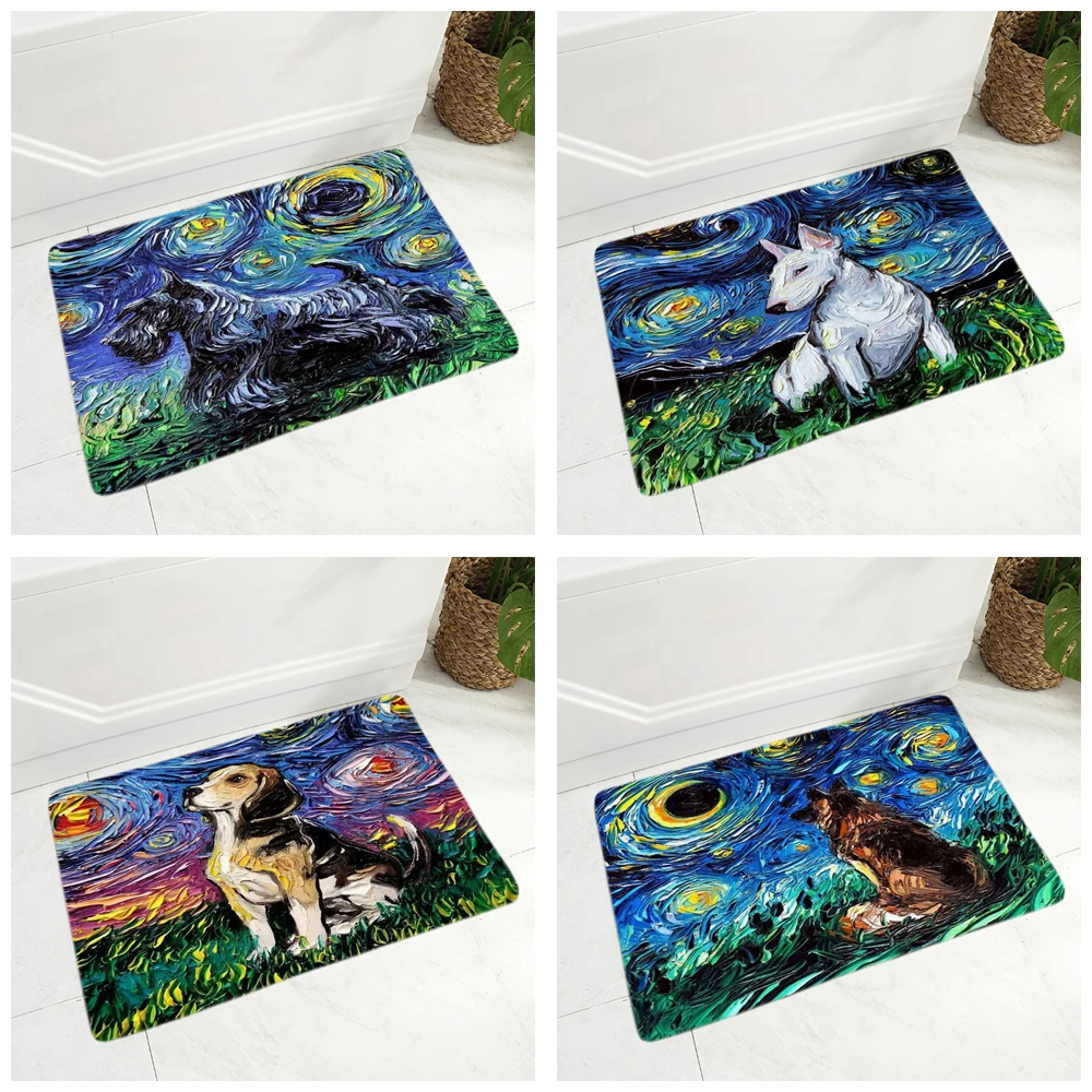 Мультяшный коврик с кошкой напольный мультяшный собакой для детской комнаты