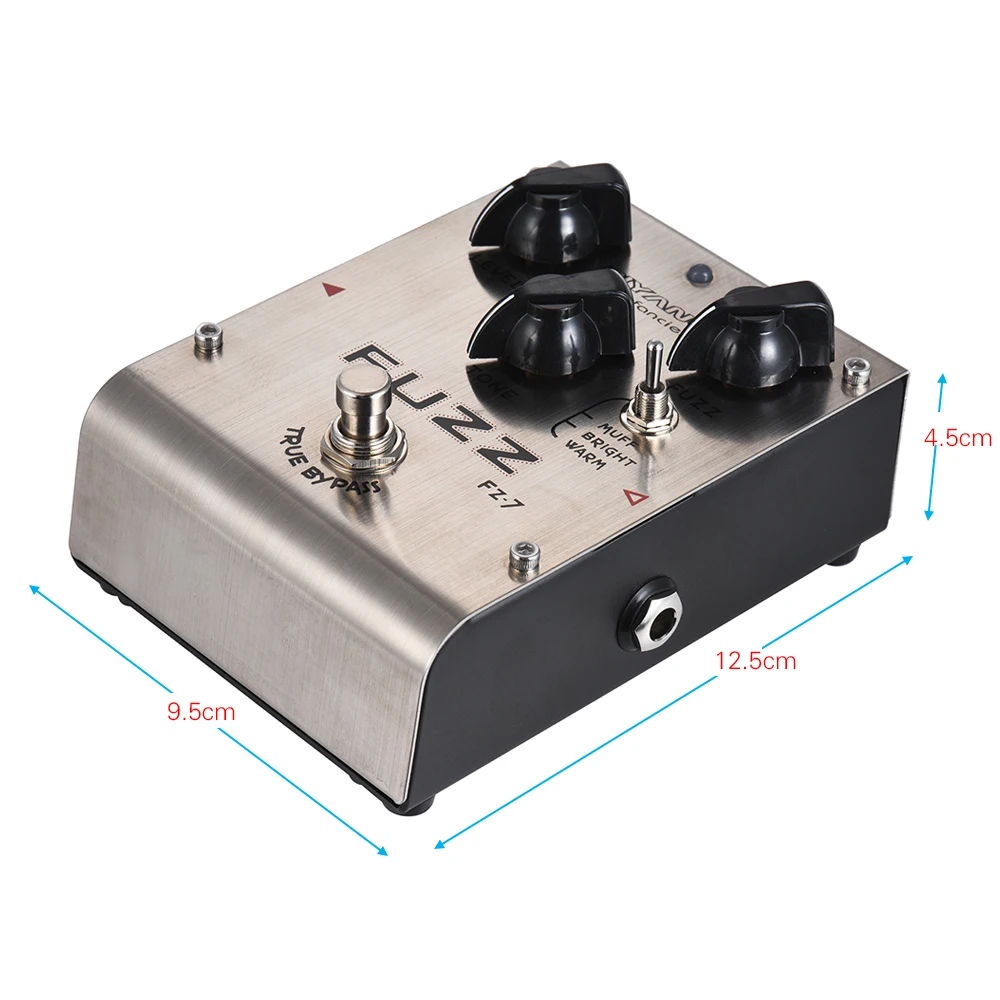 

BIYANG FZ-7 Tonefacier Series, 3 режима, педаль для создания эффектов на гитаре, полностью металлический корпус