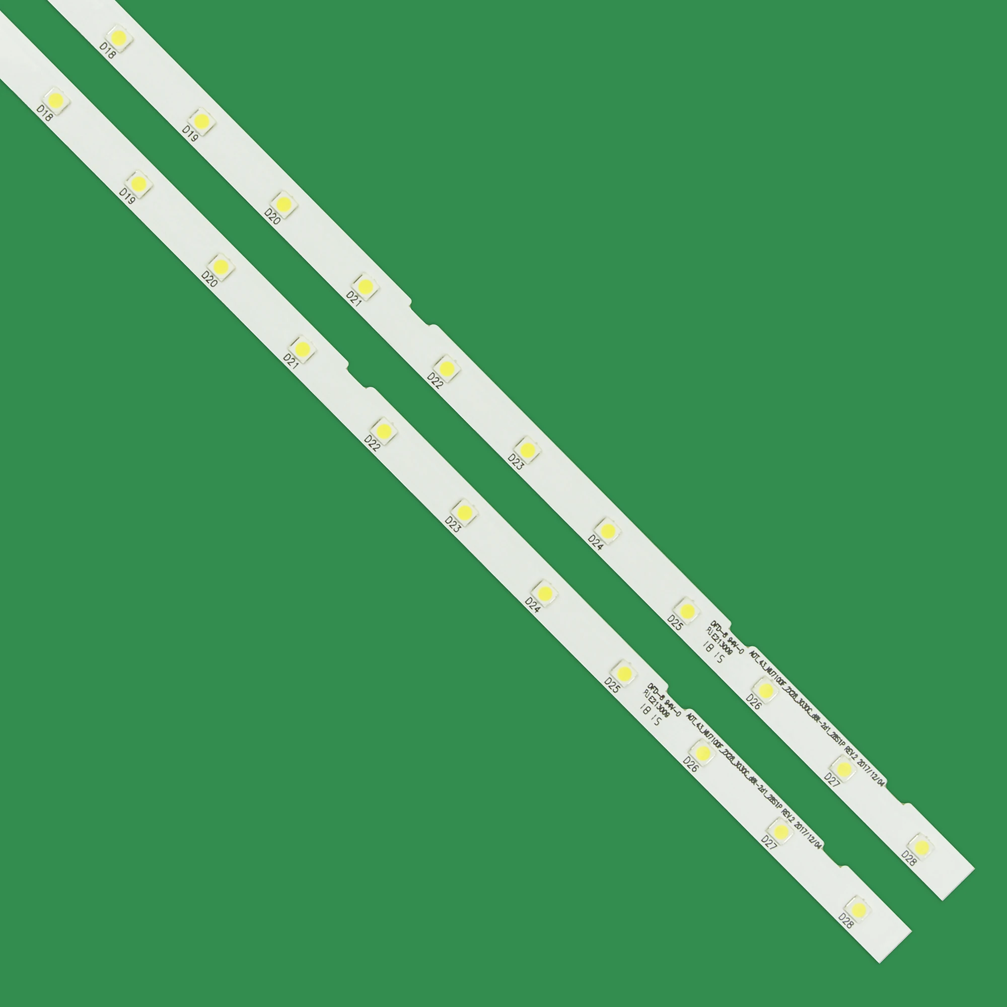 Новый 28LED светодиодная подсветка полосы для Samsung UE43NU7100U AOT_43_NU7100F UE43NU7120U UE43NU7170U