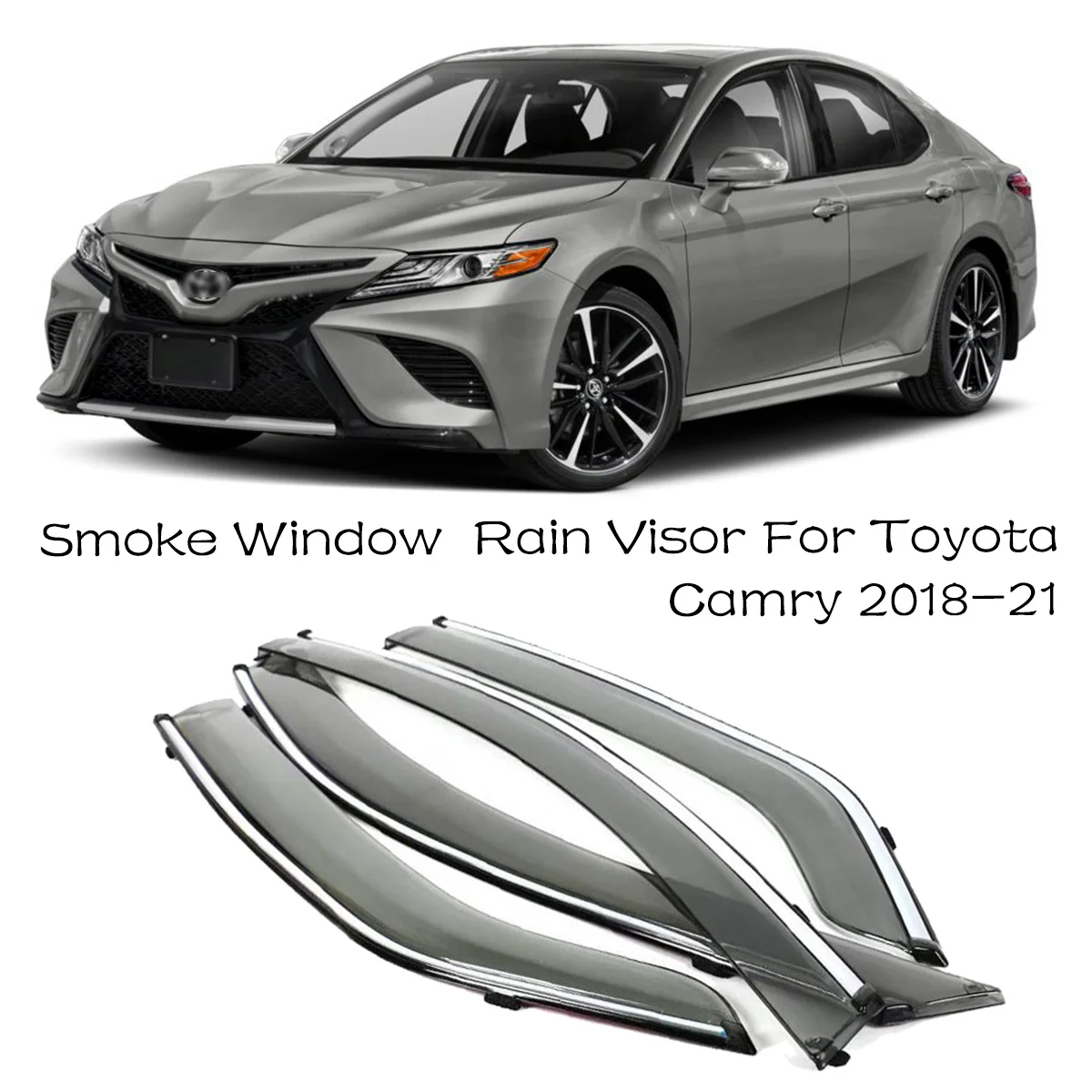 4 шт. отражатели для боковых окон Toyota Camry 2018-2021 | Автомобили и мотоциклы