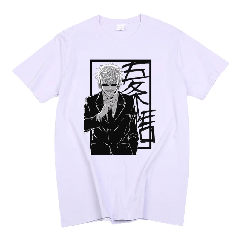 

Japanese Anime jujutsu kaisen T shirt Cool Itadori Yuji Graphic Manga Tops Summer Cotton Fashion Streetwear Men Loose Tee