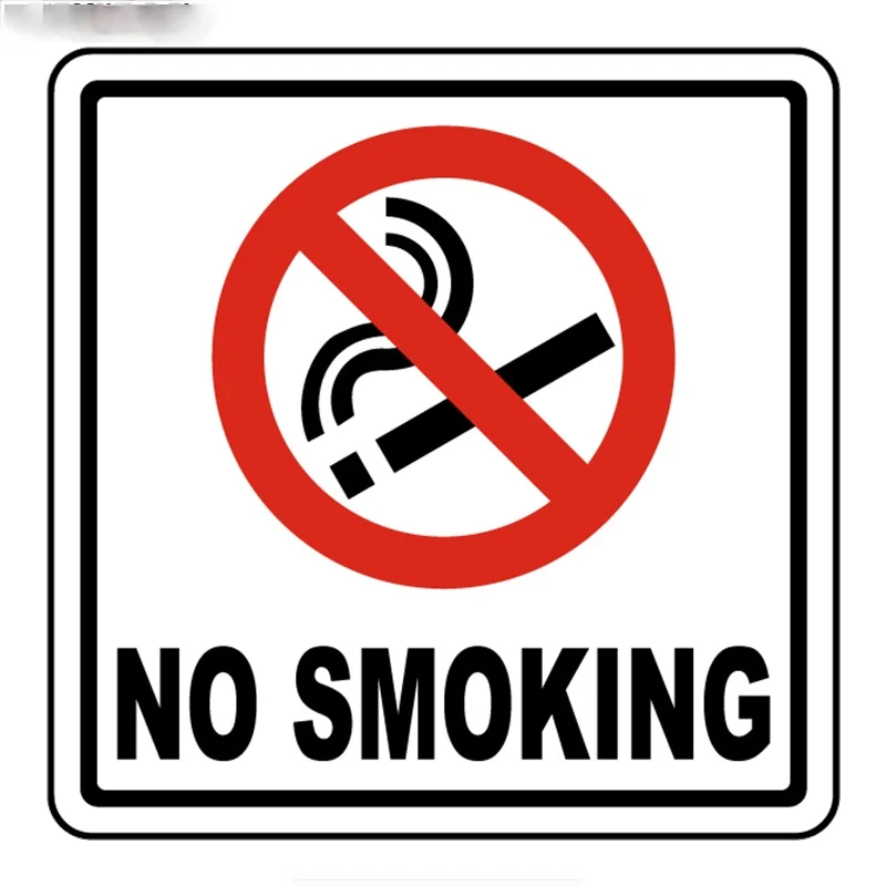 

Car Stickers NO SMOKING, Warning Colorful Car Sticker Funny Auto Decals PVC,14cm*14cm