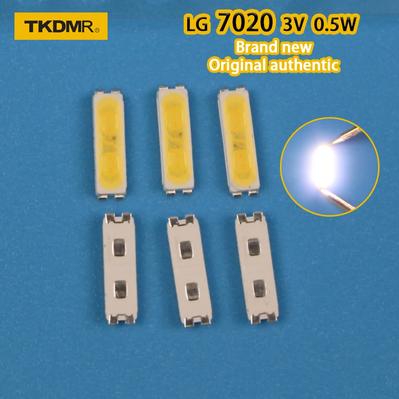 TKDMR 120 шт. LG INNOTEDK светодиодный подсветка 7020 3V 0,5 W белый Холодный 40LM для LG ТВ Ремонт