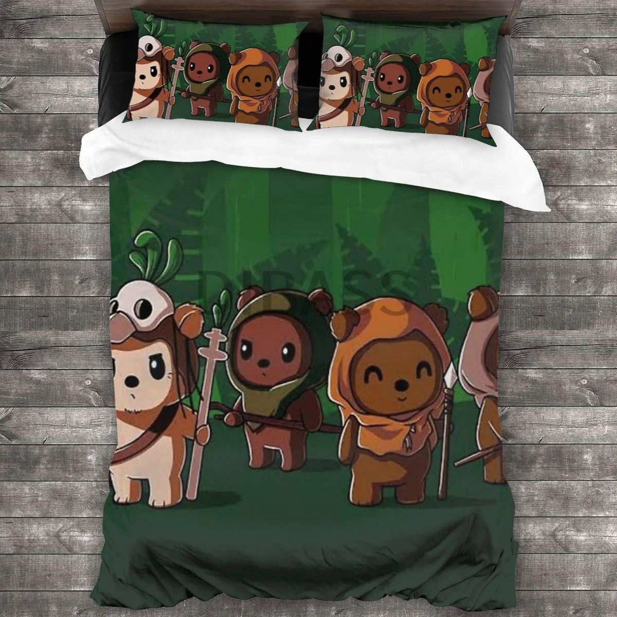 

Набор одеял Ewok Group с 2 наволочками, Комплект постельного белья из мягкой микрофибры, пододеяльник