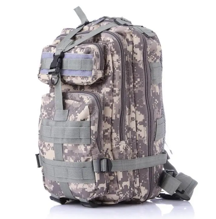 ACU 3P тактический рюкзак военный Molle армейская сумка Открытый походный рюкзак дорожная сумка через плечо около 30л - Цвет: ACU