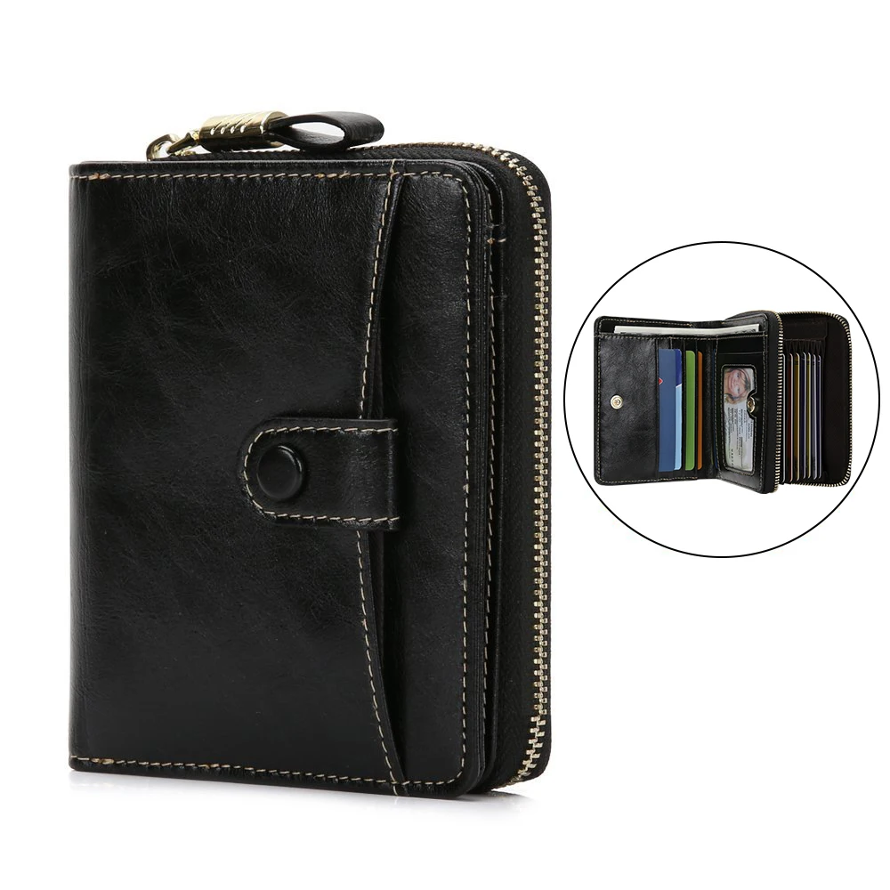 

Женский кошелек с RFID-защитой и отделением для карт