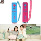 Беспроводной джойстик для Nintendo Wii 2 в 1 с синими зубьями, пульт дистанционного управления, синхронизация, геймпад с левой рукойнунчаком, опционально Motion Plus, лидер продаж