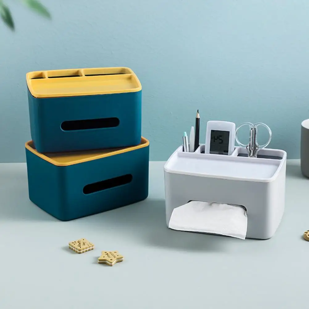 

Household tissue box creative multifunctional desktop storage box bedroom living room coffee table simple and creative
