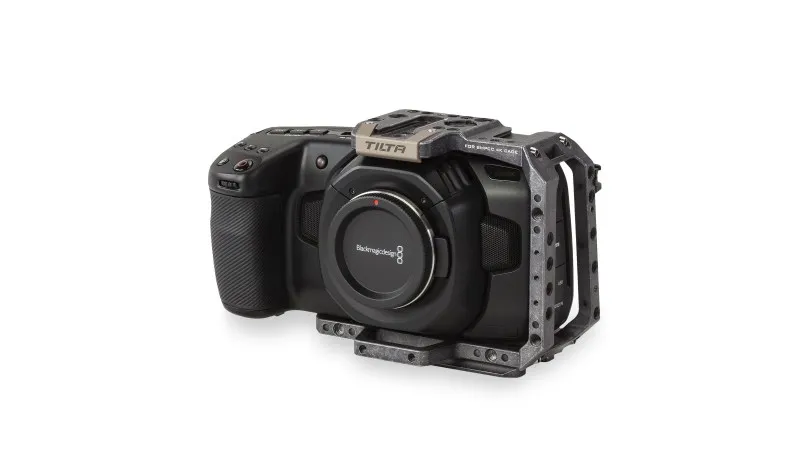 TILTA BMPCC 4K 6K клетка Половина Клетка DSLR установка для BMD BlackMagic Карманный кинотеатр камера 4K 6K половина камеры клетка