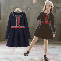 kids winter clothes baby girl knitted dress bottoming sets childrens girl suits pullover dress teen long skirt undershirts 14y