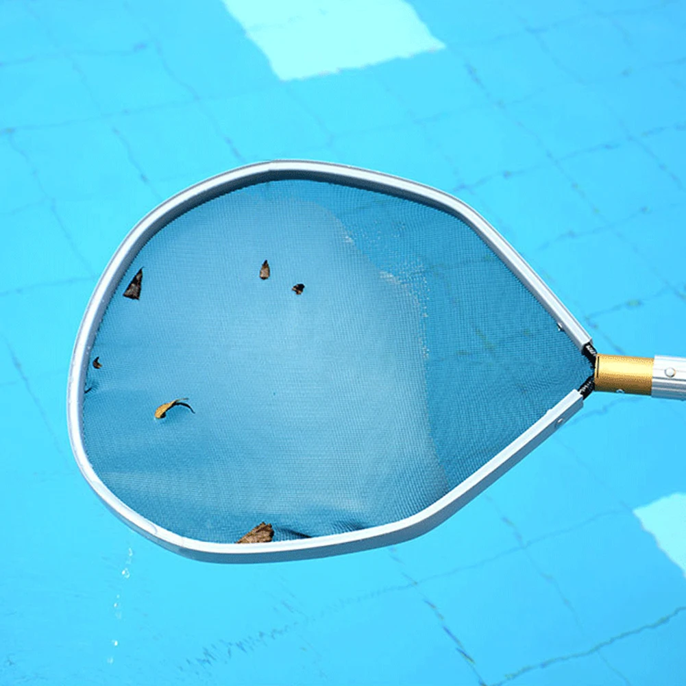 Инструмент для чистки бассейна сетка удаления шлака и листьев из алюминиевой