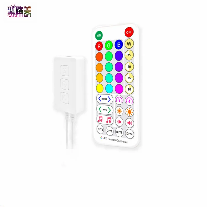 

DC12V-24V 5V SP511E Music WiFi Pixel Controller For WS2812b WS2811 Addressable RGB Strip Light Alexa Smart Voice APP Control