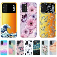 silicon case for xiaomi poco m3 fashion flexible cover on poco m3 shell cover ultra thin anti knock shockproof full protection