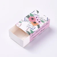 10 pcs paper rectangle drawer box cardboard foldable jewelry packaging boxes for necklaces bracelets gifts display supplies