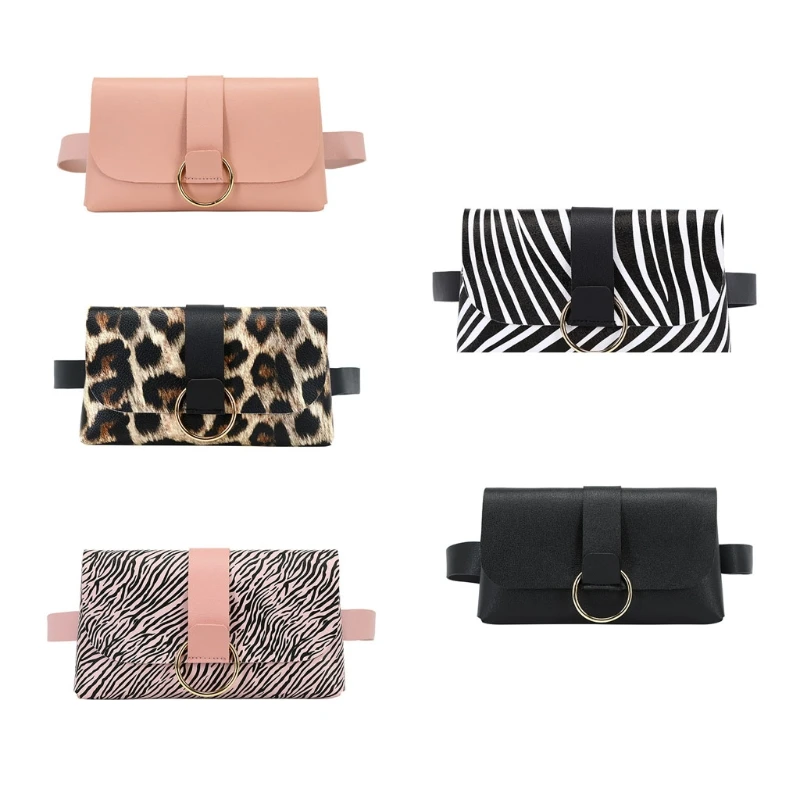 

Women Mini Envelope Waist Bag PU Leather Clutch Cell Phone Purse Chest Bags X7YA